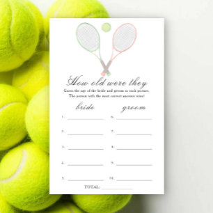 Papier jeu d'anniversaire de baby shower sportif