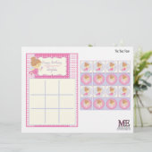 Papier Jeu d'anniversaire fée (Debout devant)