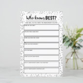 Papier Jeu d'anniversaire Mariage d'argent (Debout devant)