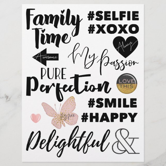 Papier Jeu d'art Word "Plaisirs simples" 01 (Devant)