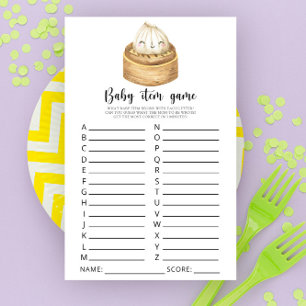 Papier Jeu d'article pour bébé baby shower jetable