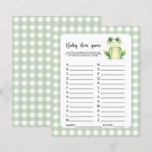 Papier Jeu d'article pour bébé. Jeu de Baby shower de gre