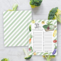 Jeu d'article pour bébé. Veggie Baby shower Jeu