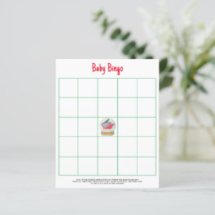 Papier Jeu de Baby Bingo traîneau du Père Noël