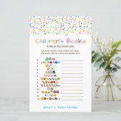 Papier Jeu de Baby shower à arroser de crème glacée (Debout devant)