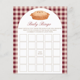 Papier Jeu de Baby Shower Baby Bingo Cutie Pie