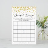 Papier Jeu de Baby Shower - Bingo de Mariage (Debout devant)