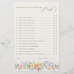 Papier Jeu de Baby Shower chic et orné de pastel doux pou