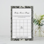 Papier Jeu de Baby shower de Bingo de bébé modifiable IMP (Debout devant)