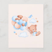 Papier Jeu de Baby shower de correspondance avec les anim (Dos)