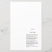 Papier Jeu de Baby shower de cygne IMPRIMÉ (Dos)