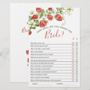 Papier Jeu de Baby Shower de mariage à l'aquarelle tendan