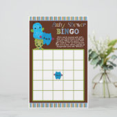 Papier Jeu de Baby shower de Monstres de Boo Jeu BINGO Ca (Debout devant)