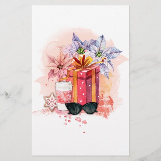 Papier Jeu de Baby Shower de Noël pour un Mariage Rétro (Dos)