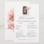 Papier Jeu de Baby Shower de Noël sur le thème du cinéma (Devant / Derrière)