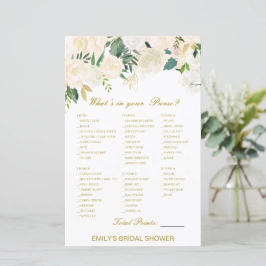 Papier Jeu de Baby Shower Editable 'Qu'est-ce qu'il y a d (Debout devant)