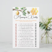 Papier Jeu de baby shower maman ou papa (Debout devant)