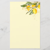 Papier Jeu de Baby Shower Maman ou Papa Citron Agrumes (Dos)