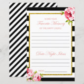 Papier Jeu de Baby Shower - Meilleur Souvenir & Soirée de (Devant / Derrière)