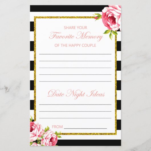 Papier Jeu de Baby Shower - Meilleur Souvenir & Soirée de (Devant)