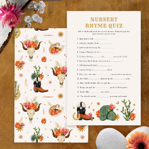 Papier Jeu de Baby Shower Occidental