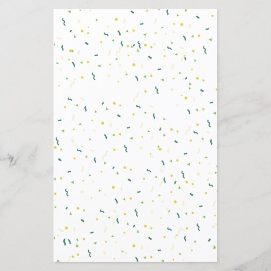 Papier jeu de baby shower St Patrick prédiction bébé  (Dos)