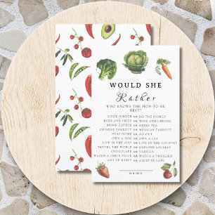 Papier Jeu de baby shower White Garden sur les préférence