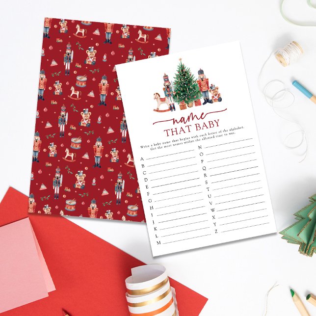 Papier Jeu de bébé vacances de casse-noisette (Nutcracker Holiday Baby Game
)