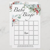 Papier Jeu de bingo à feuillage persistant (Devant / Derrière)