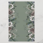 Papier Jeu de bingo à feuillage persistant (Dos)