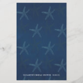 Papier Jeu De Bingo De Douche Nautique D'Algues (Dos)