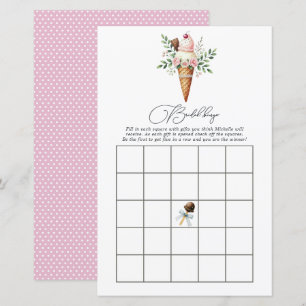 Papier Jeu de Bingo de Mariage sur le thème de la Glace