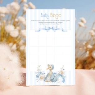 Papier Jeu de bingo fille pastel bleu Vintage Silly Goose