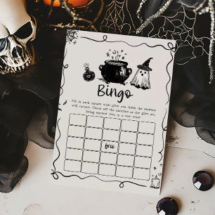 Papier Jeu de Bingo Halloween Baby is Brewing