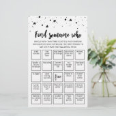 Papier Jeu de bingo modifiable pour trouver quelqu'un (Debout devant)