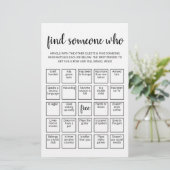Papier Jeu de bingo modifiable 'Trouvez quelqu'un qui...' (Debout devant)