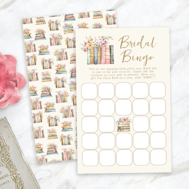 Papier Jeu de bingo nuptiale (Bridal Bingo Game
)