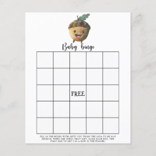 Papier Jeu de bingo pour baby shower - Gland