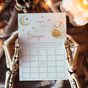 Papier Jeu de Bingo pour Baby Shower Rose Bébé Little Boo