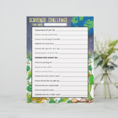 Papier Jeu de brise-glace de chasse au trésor de bureau f (Debout devant)