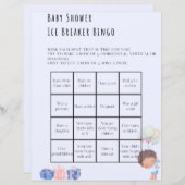 Papier Jeu de Brise-Glace pour Baby Shower (Devant / Derrière)