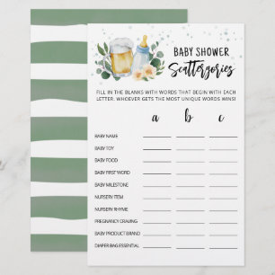 Papier Jeu de Catégories dispersées Baby Is Brewing pour
