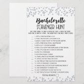 Papier Jeu de chasse au trésor Bachelorette modifiable (Devant / Derrière)