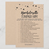 Papier Jeu de chasse au trésor Bachelorette modifiable (Devant / Derrière)