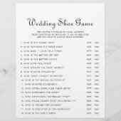 Papier Jeu de chaussures minimaliste Mariage (Devant)