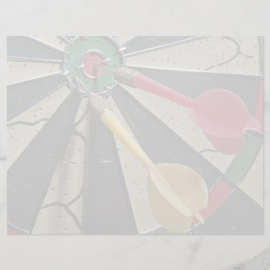 Papier jeu de Cible de flechettes (Devant)