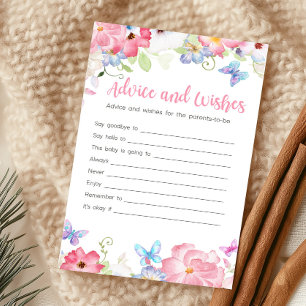 Papier Jeu de conseils et de vœux de la petite Butterfly