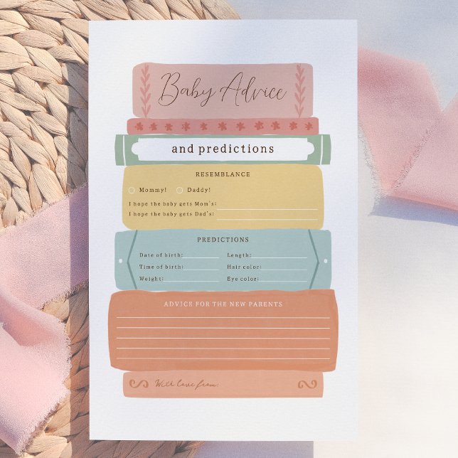 Papier Jeu de conseils pour prédire l'histoire de bébé No (Créateur téléchargé)
