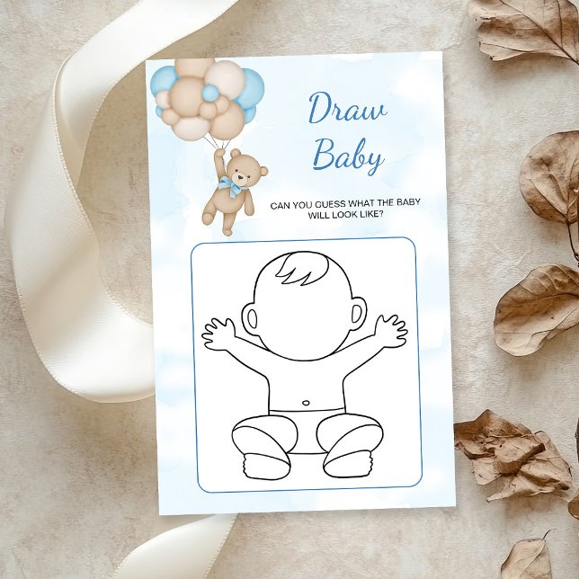 Papier Jeu de dessin de bébé ours en peluche (Créateur téléchargé)