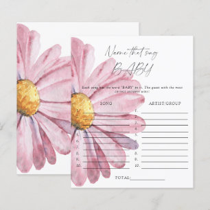 Papier Jeu de devinette de chanson pour baby shower - dai